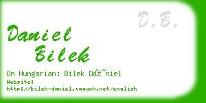 daniel bilek business card